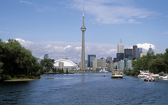 Toronto Islands CN Tower Financial District SkyDome