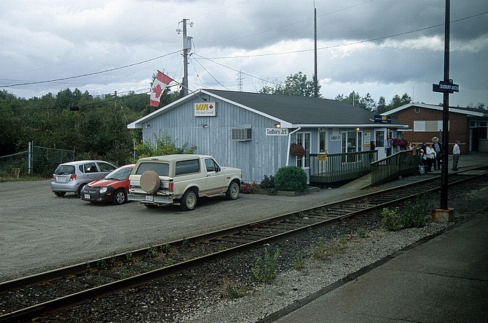 Blick aus dem The Canadian: Sudbury Junction Ontario