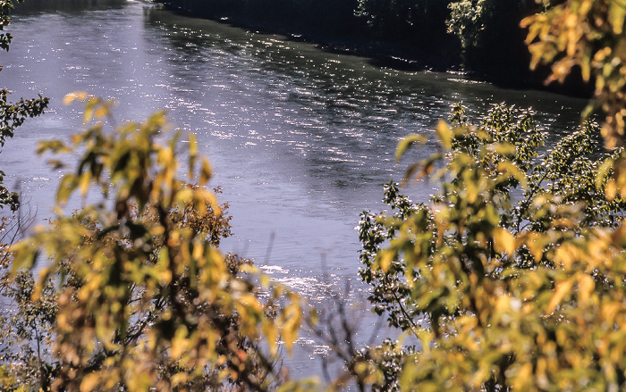 Blick von South Edmonton: North Saskatchewan River Edmonton