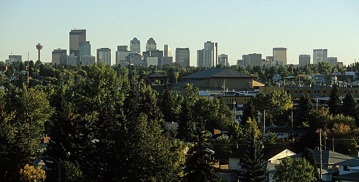 Calgary Blick aus dem Quality Inn: Downtown Bankers Hall East Tower Bankers Hall West Tower Calgary Tower Petro-Canada Centre