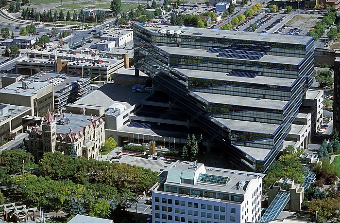 Blick aus dem Calgary Tower: Calgary Municipal Complex Calgary