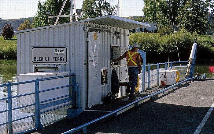 Bleriot Ferry Red Deer River