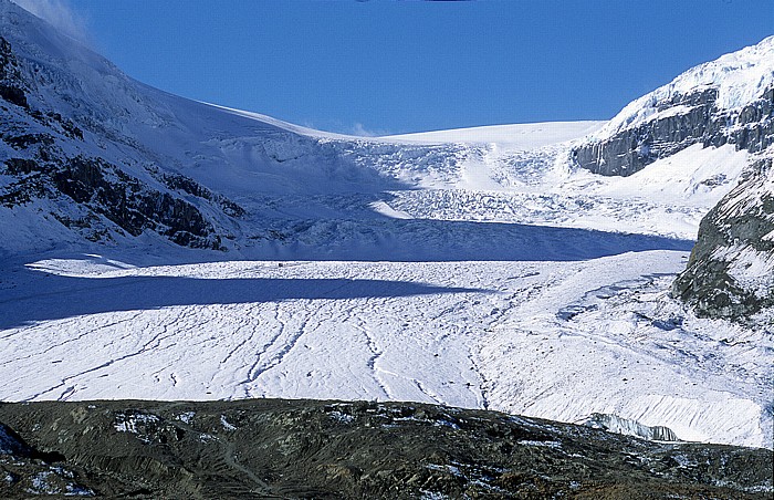 Jasper National Park Columbia Icefield: Athabasca Glacier, Icefall