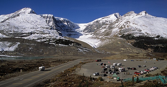 Jasper National Park Columbia Icefield: Snow Dome, Dome Glacier, Mount Kitchener Columbia Icefield Visitor Centre