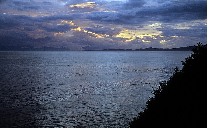 Blick auf die Strait of Juan de Fuca Victoria