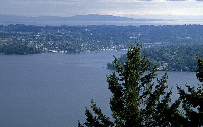 Vancouver Island Saanich Inlet (mit der Brentwood Bay), Saanich Peninsula