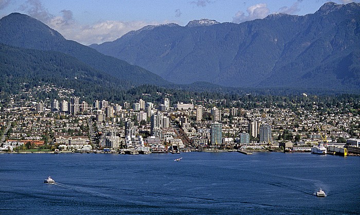 Blick vom Lookout: Burrard Inlet, North Vancouver