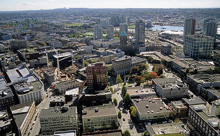 Blick vom Lookout in Richtung Südosten Vancouver