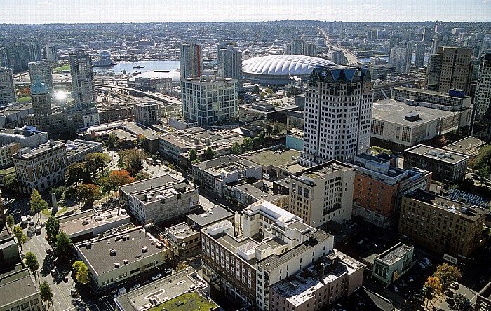 Blick vom Lookout: False Creek Vancouver