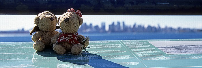 Vancouver Lonsdale Quay: Teddy und Teddine Downtown