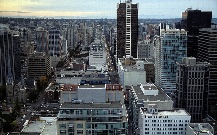 Blick vom Lookout in Richtung Süden Vancouver