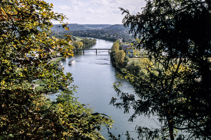 Blick vom Michelsberg: Donau Kelheim