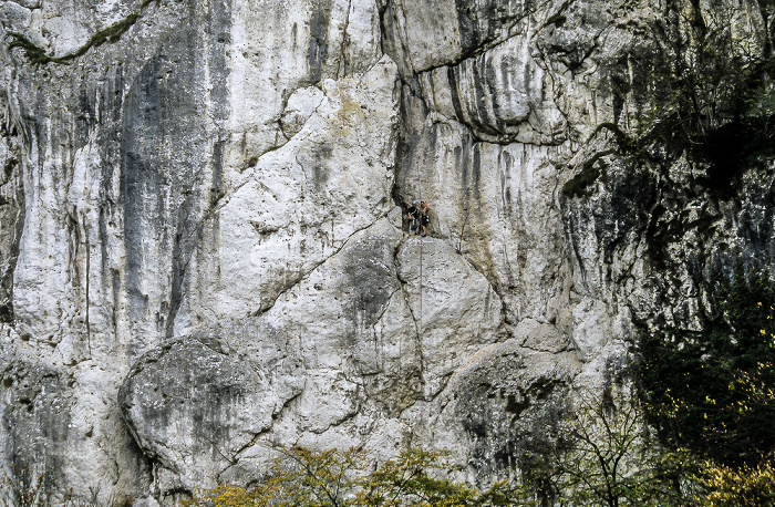 Donaudurchbruch Naturschutzgebiet Weltenburger Enge: Kletterer