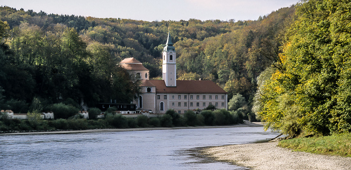 Donaudurchbruch Naturschutzgebiet Weltenburger Enge, Donau, Kloster Weltenburg