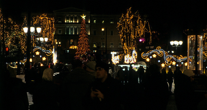 Syntagma-Platz: Weihnachtsmarkt Athen