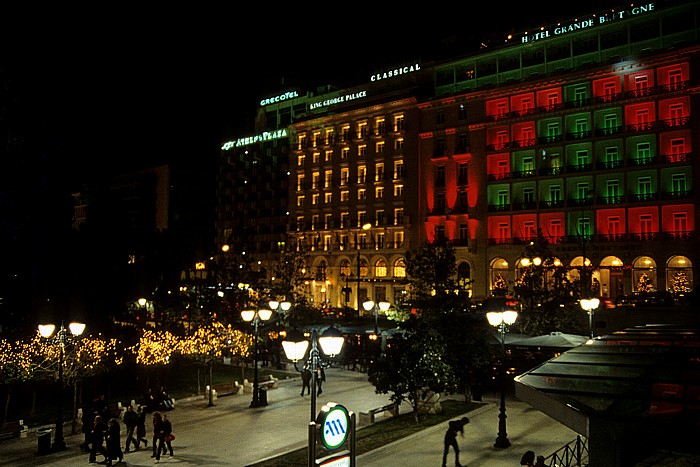 Syntagma-Platz: Hotel Grande Bretagne Athen
