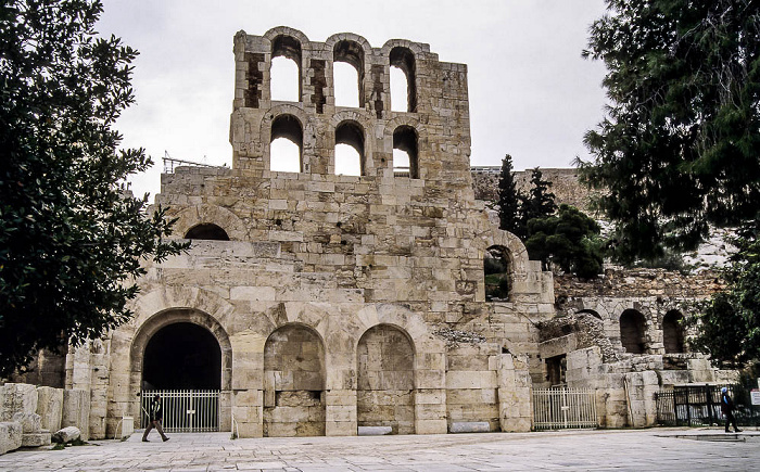 Athen Akropolis: Odeon des Herodes Atticus Ακρόπολη