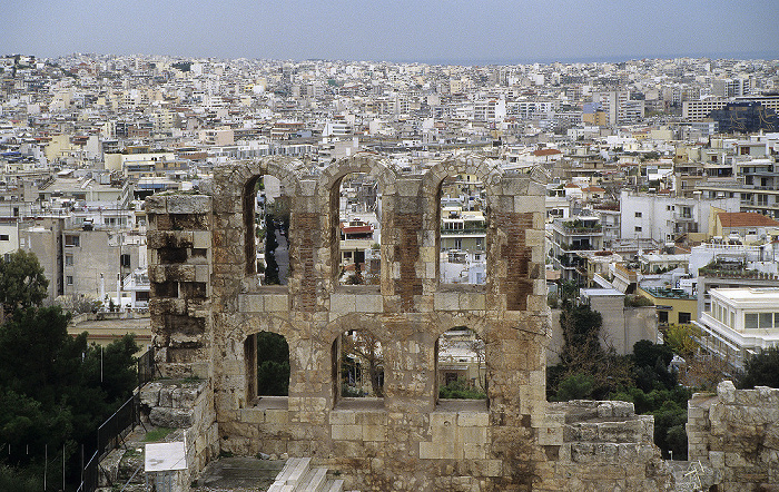 Athen Akropolis: Odeon des Herodes Atticus Ακρόπολη