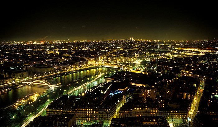 Blick vom Tour Eiffel (Eiffelturm) nach Norden Paris