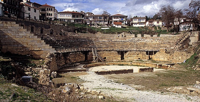 Ohrid Altstadtviertel Tvrdina, Antikes Theater