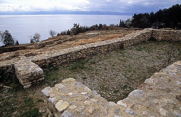 Ausgrabungsstätte, Ohridsee Ohrid