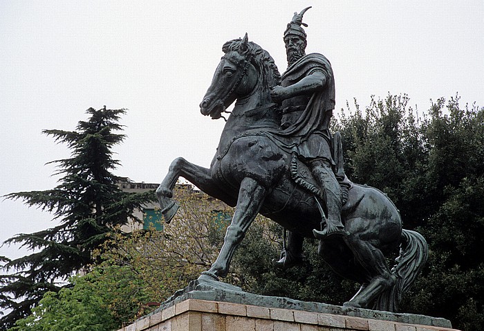 Skanderbeg-Denkmal Kruja