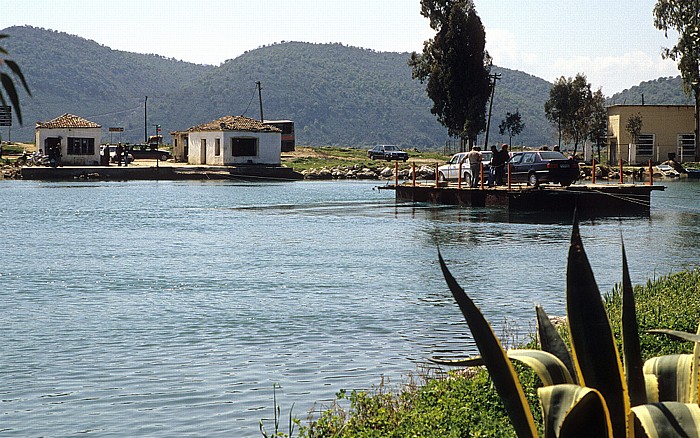 Butrint Fähre über den Vivar-Kanal