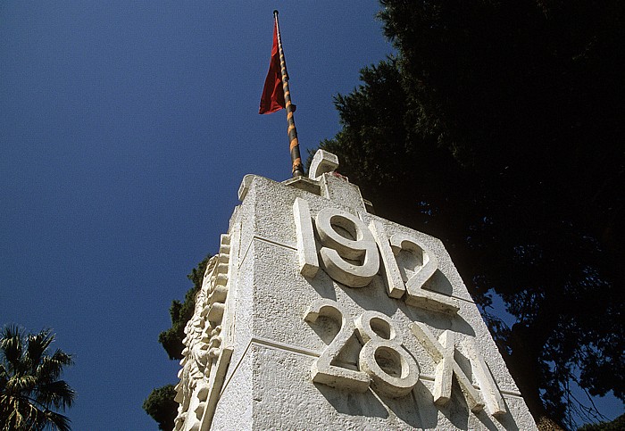 Denkmal zum Tag der Unabhängigkeit Albaniens am 28.11.1912 Vlora