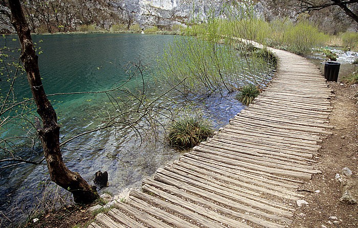 Weg am Kaluderovac Nationalpark Plitvicer Seen