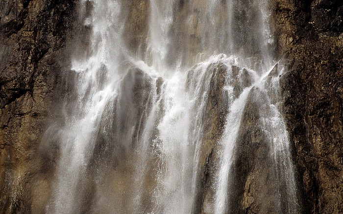 Nationalpark Plitvicer Seen Veliki slap (großer Wasserfall, Fluss Plitvica)