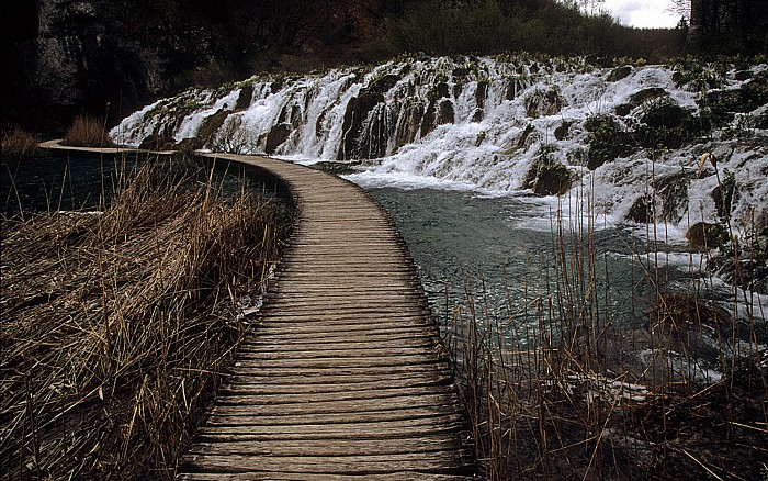Nationalpark Plitvicer Seen Wasserfall oberhalb von Kaluderovac