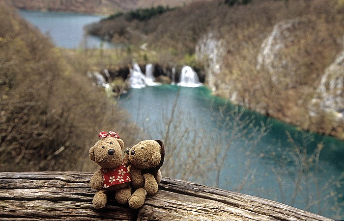 Nationalpark Plitvicer Seen Teddine und Teddy