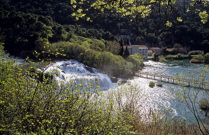 Skradin-Wasserfälle (Skradinski buk) Nationalpark Krka