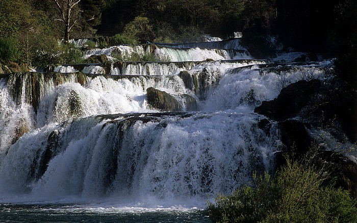 Skradin-Wasserfälle (Skradinski buk) Nationalpark Krka