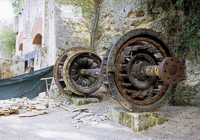 Nationalpark Krka Teile des alten Kraftwerks