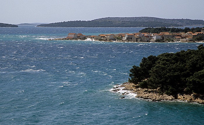 Adria mit der Insel Krapanj Dalmatien