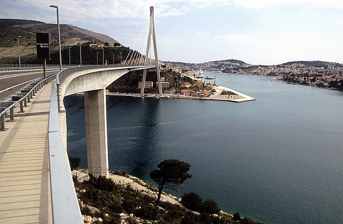 Franjo-Tudjman-Brücke (Dubrovnik-Brücke) Hafen