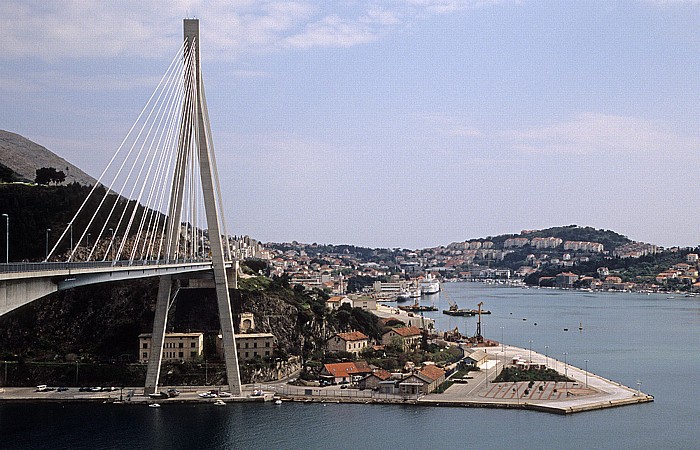 Franjo-Tudjman-Brücke (Dubrovnik-Brücke) Hafen