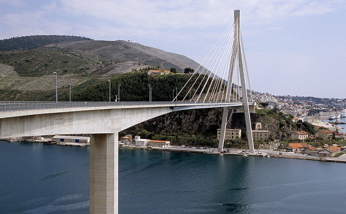 Franjo-Tudjman-Brücke (Dubrovnik-Brücke) Hafen