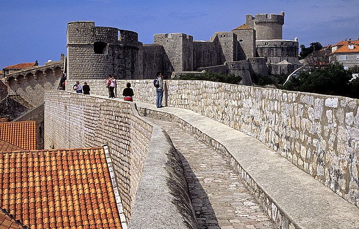 Dubrovnik Altstadt: Stadtmauer Festung Minceta