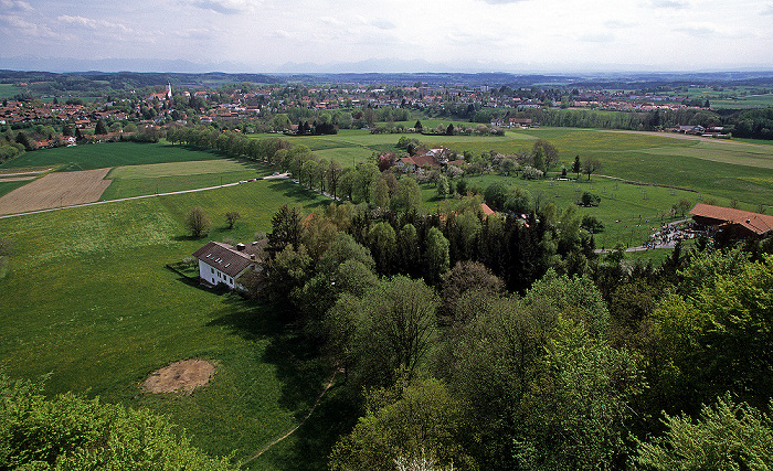 Blick vom Aussichtsturm: Ebersberg Ebersberger Forst