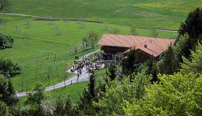 Blick vom Aussichtsturm: Museum Umwelt und Natur Ebersberger Forst