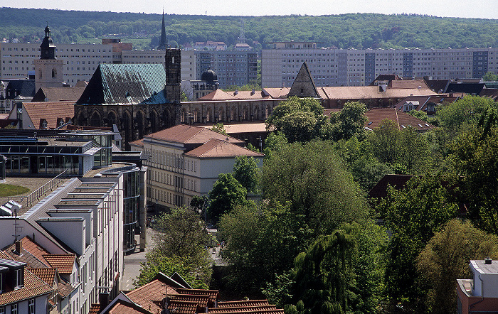 Blick von der Ägidienkirche: Barfüßerkirche Erfurt