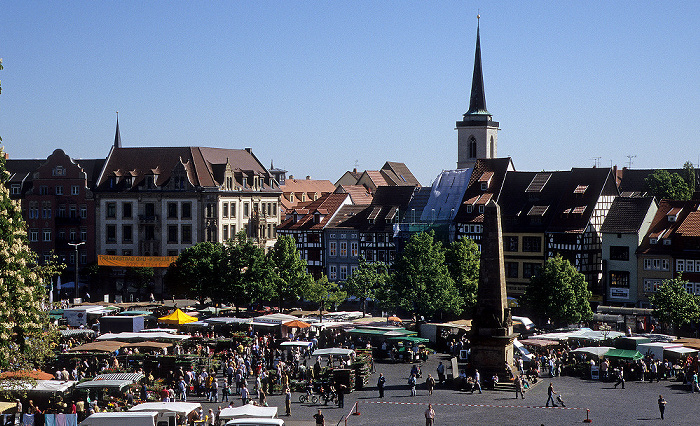 Domplatz mit Erthal-Obelisk Erfurt