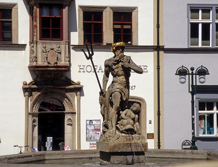 Marktplatz: Neptunbrunnen Weimar