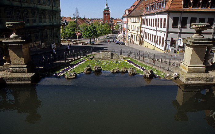 Gotha Wasserkunst Hauptmarkt Rathaus