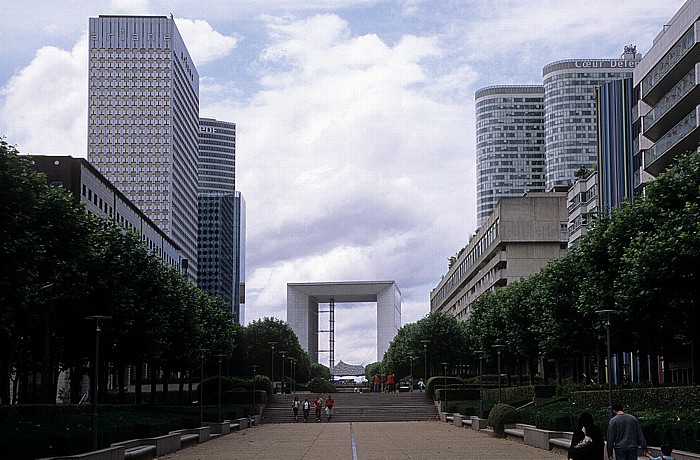 Paris La Défense Grande Arche Tour Ariane Tour Coeur Défense Tour EDF Tour Opus 12