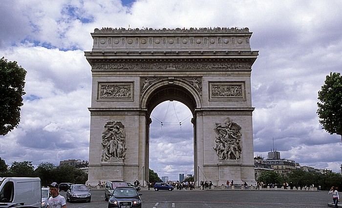 Paris Place Charles-de-Gaulle (Place de l'Étoile): Arc de Triomphe