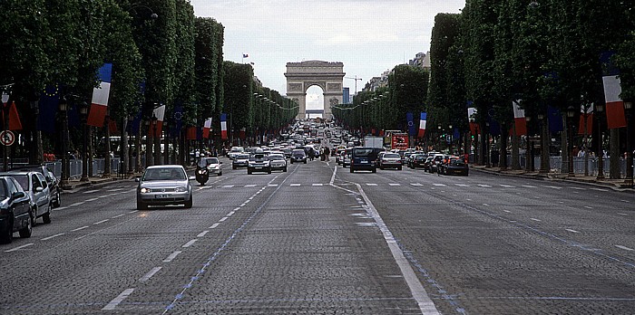 Avenue des Champs-Élysées, Arc de Triomphe Paris