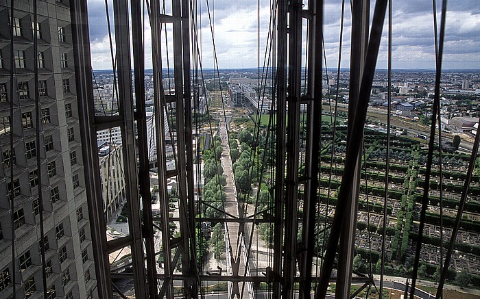 Paris La Défense: Grande Arche Friedhof von Neuilly La Jetée